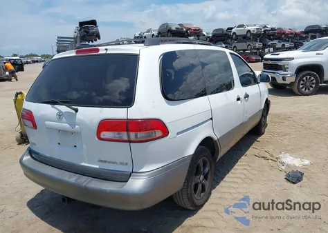 2002 Toyota Sienna Xle из США, поврежденный, VIN 4T3ZF13C82U472835